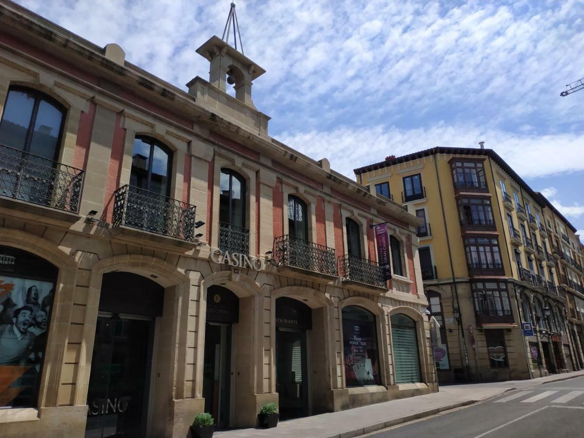 Apartamento Lux Wood Loft With Air Con & Lift Logroño Exterior foto